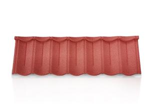 Quality Heavy Duty Bond Tile Stone Coated Aluzinc Metal Roofing Bond Tile Beige Red Color Customized Sample Free wholesale