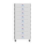 High Power Voltage 409.6V 20.48KWH Energy Storage Battery System 33kgx8BMU