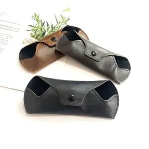 Quality Retro PU optical glassese handmade eyeglasses Optical Case Carrying Eyewear bag Luxury PU Case wholesale