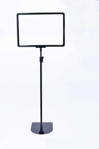 Quality Plastic Advertising Display Snap Frame / Poster Board Stand With Metal Base wholesale