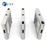 Waist Height Metal Swing Barrier Gate 304 Innovative Anti Collision