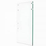 Bathroom Decorative Hollow Structure Clear Tempered Glass for Frameless Shower