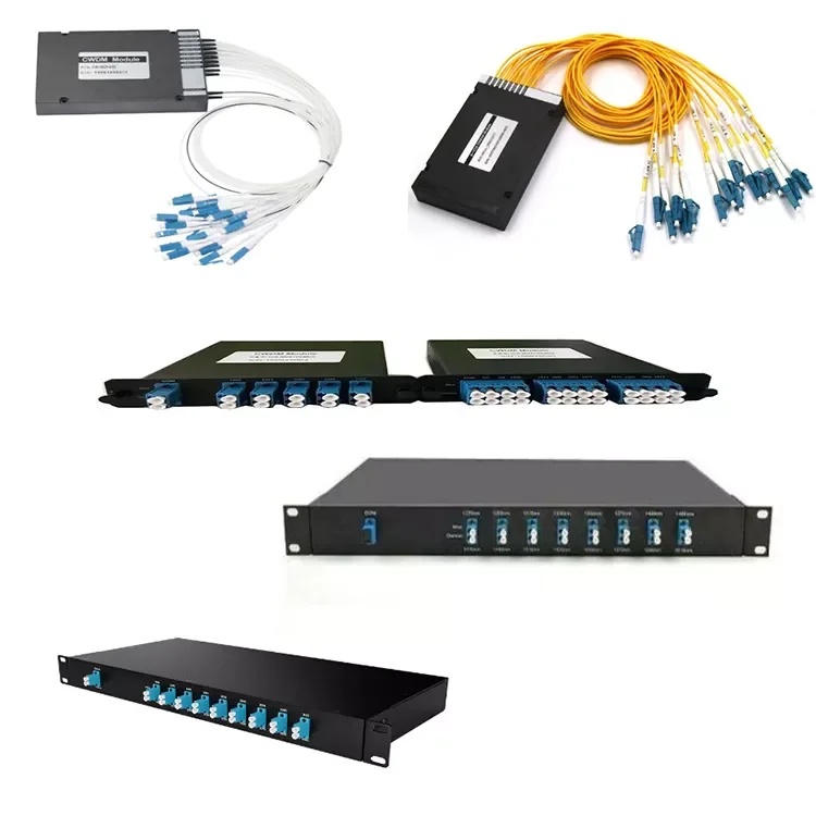 4 Channel CWDM Mux/Demux Fiber Optic Module for 1270-1610nm Fwdm DWDM Splitter Production