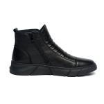 Black Anti Slippery Outdoor Mens Leather Casual Boots