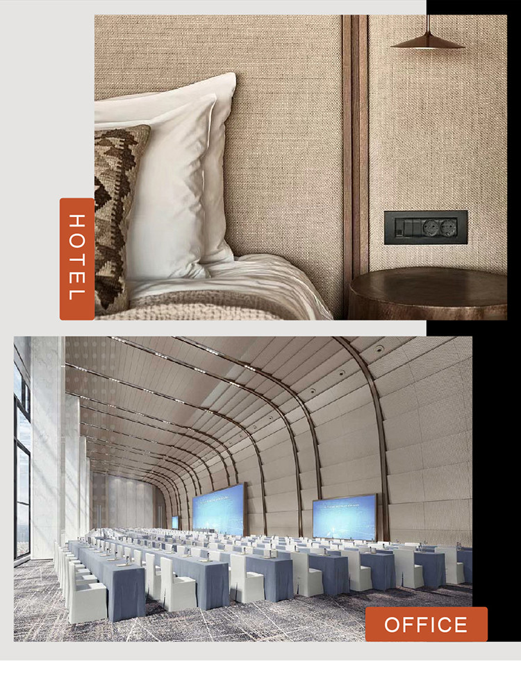 Portable And Lightweight Decorative Acoustic Panels Luxurious Surface Finishes