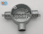 Aluminum / Malleable Iron BS4568 Conduit Three Way Junction Box Long Life Time