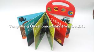 Quality Toy Trucks Button Sound Book , interactive sound books for children wholesale
