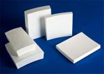 High Hardness 95% - 99.7% Alumina Ceramic Plate Customized White