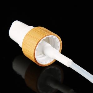 Quality Clear Lid Cosmetic Lotion Pump With Bamboo Pump Shell wholesale