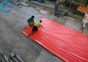 China Floating Turbidity Barrier Sediment Curtain Litter Floating Spill Containment Boom on sale