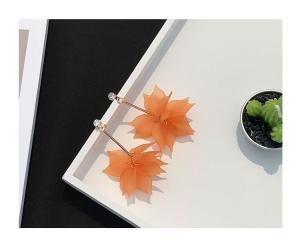 Quality 2018 Fashion Pearl Earrings Ear Drops Silver Exported Korea Fashion Flower shapes wholesale