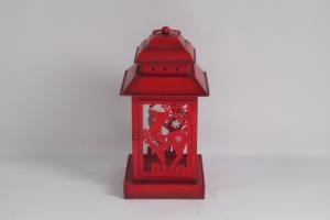 Quality Exquisite Metal Holiday Red Lanterns With Modern Flair For Home For Garden wholesale