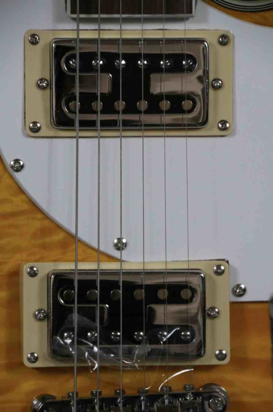 2019 Grand Special F Hole Tl Electric Guitar Quilted Maple Abalone Inlay Bigsby