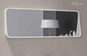 Quality White Case Bathroom Vanity Mirrors Stain Resistant Eco Friendly wholesale
