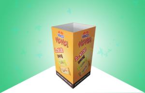 Quality Popular Retail Dump Bins Cardboard Promoting Cookies , Easy Assemble wholesale
