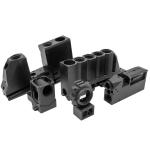 Powder Coating CNC Machining Plastic Parts Multiscene For Aviation