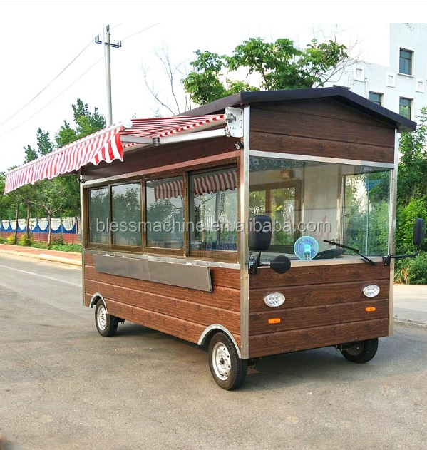 Outdoor 3 or 4 Wheels Food Cart for Garment Shops and Meat Processing Plants