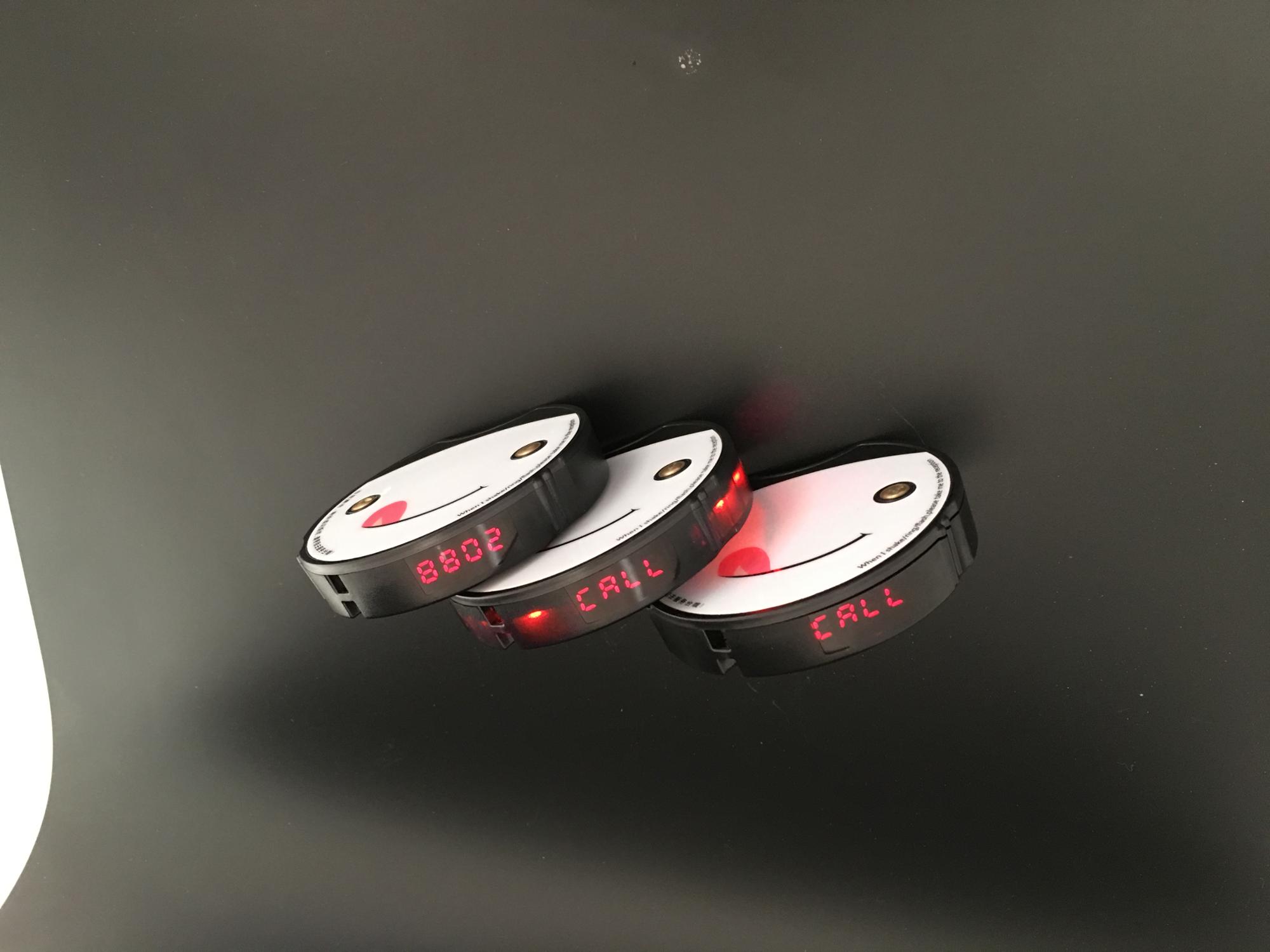 New arrival high quality battery protect tech wireless coaster pager system 1 keypad with 25 pagers