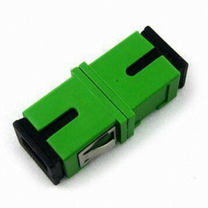 IEC617544 Simplex Flangeless APC Fiber Optic Coupler