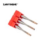 Two Flutes Cnc Solid Carbide End Mills Flat Micro Milling Cutter For 0.1mm