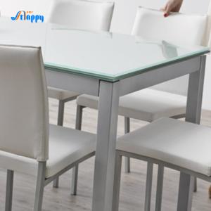 Quality 700mm Width Glass Extension Dining Table DT-914-110 with Modern Design wholesale