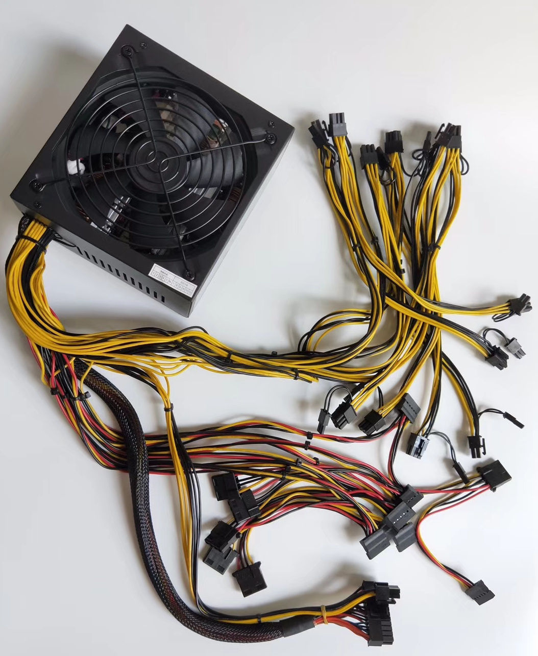 Power Supply PSU 1600W 1800W 2000W Multipath Case power supply 90plus+ gold PSU Switching LED Power Supply