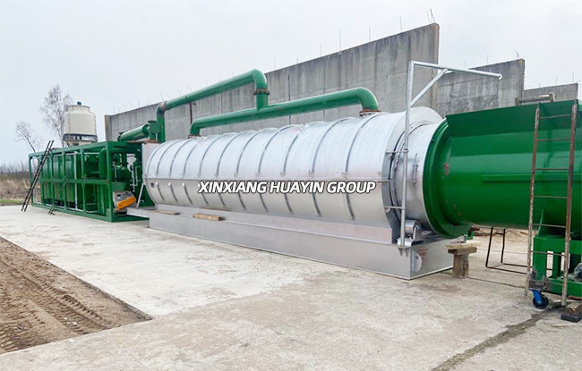 CE Certified Tyre Processing To Oil Rubber Pyrolysis Machine Energy Saving