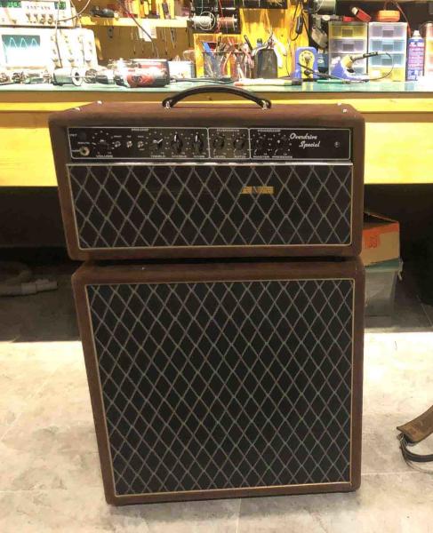 Custom Grand Over-drive Special ODS 30W Guitar Amplifier Head with Brown Tolex
