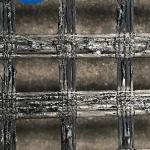 50kn/M-200kn/M Self Adhesive Fiberglass Geogrid With Asphalt Coating