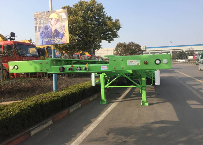 Normal Suspension Truck Mounted Crane With 3 Axles 40 Feet Container
