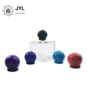 Quality Arabian Style Metal bottle Cap with stone For Luxury Niche Perfume Brands wholesale