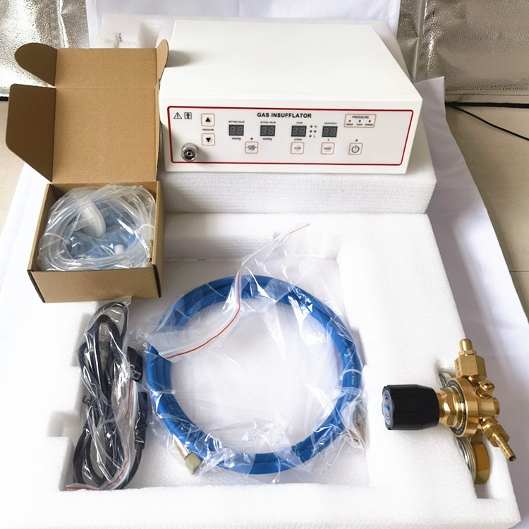 CO2 Insufflator Gas System Surgical Laparoscopic Instruments with Manual Power Source