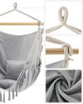 Synthetic Portable Swinging Outdoor Camping Hammock Cotton Rope Durable Hanging