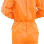 Non Woven Disposable Protective Coveralls S - 3XL With Front Zipper Closure