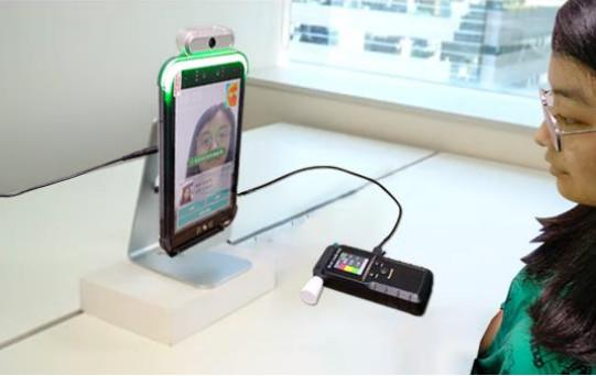 Cheap Bus Employee Attendance Alcohol Tester With Face Recognition for sale