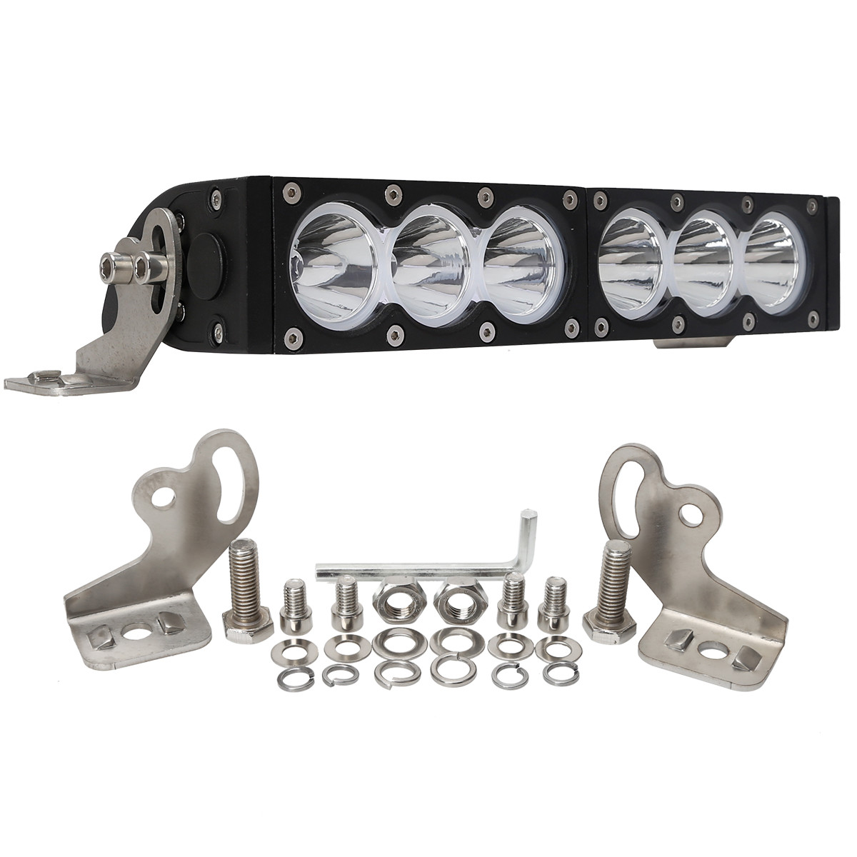 H Style 60W White Color 6pcs 10W CREE LED LIGHT BAR 6000K 10-30V Combo Beam,Flood Beam, Spot beam