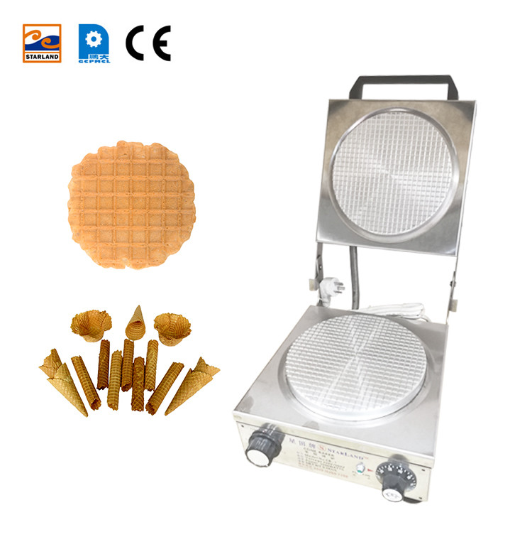 Aluminum Alloy Template Ice Cream Cone Oven Manual Control Time Temperature