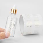 Paper Customizable Adhesive Label Sticker Cosmetic Bottle Label Stickers