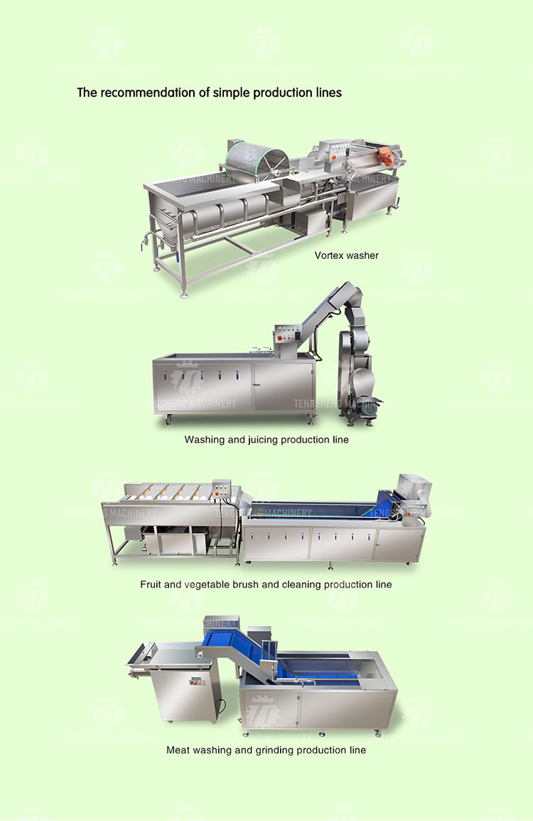 380V 3.5KW Stainless steel blanching machine bubble cleaning blanching equipment water bath spray equipment