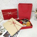 Christmas Gift Lid and Base Box Recyclable Rigid Paper Carton Box Packaging