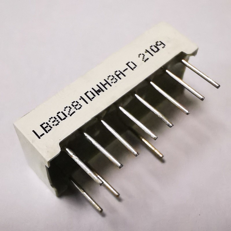 Triple Digit 0.28inch White 7 Segment LED Display Common Cathode