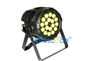 Quality 18 X 10w Professional Stage Lighting Equipment Ip65 Aluminum Die Casting For Hotel wholesale