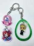 Innovative Acrylic Sheet Keychain Ornamental Offset Printing 3mm Thick