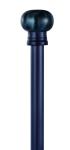 0.8mm Thickness 16mm Diameter White Curtain Pole Rod Top Mounted