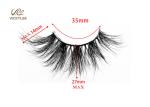 Natural Black 7D Effect 24mm Permanent Eyelash Extensions