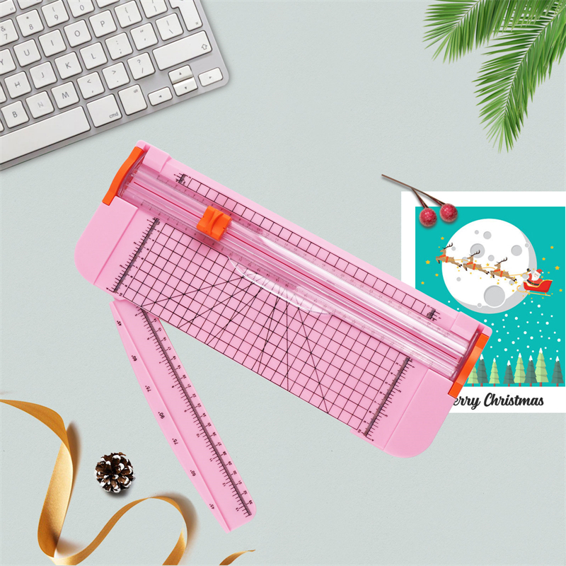 ABS DIY Paper Trimmer for School Home Office ABS Material 12 Sheets Cutting Thickness