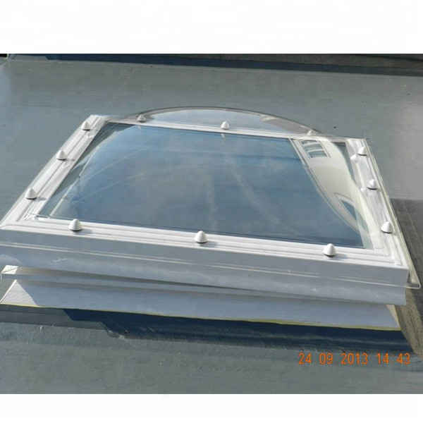 Acrylic Exterior Round Plastic Bubble Skylights , PVC Large Plastic Hemisphere