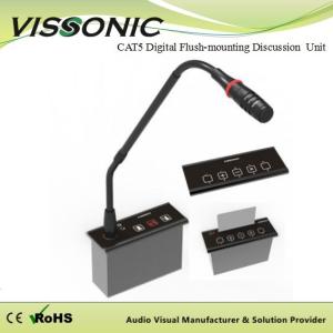 Quality Flushmount Meeting Room Microphone System CAT5 Digital Conference System wholesale