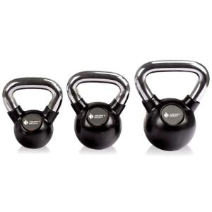 Quality Chromed Handle Competition Kettlebell 40kgs Rubber Coated Kettlebell wholesale