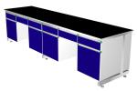 Modern Colorful Steel / Wood Lab Bench Modular Laboratory Furniture
